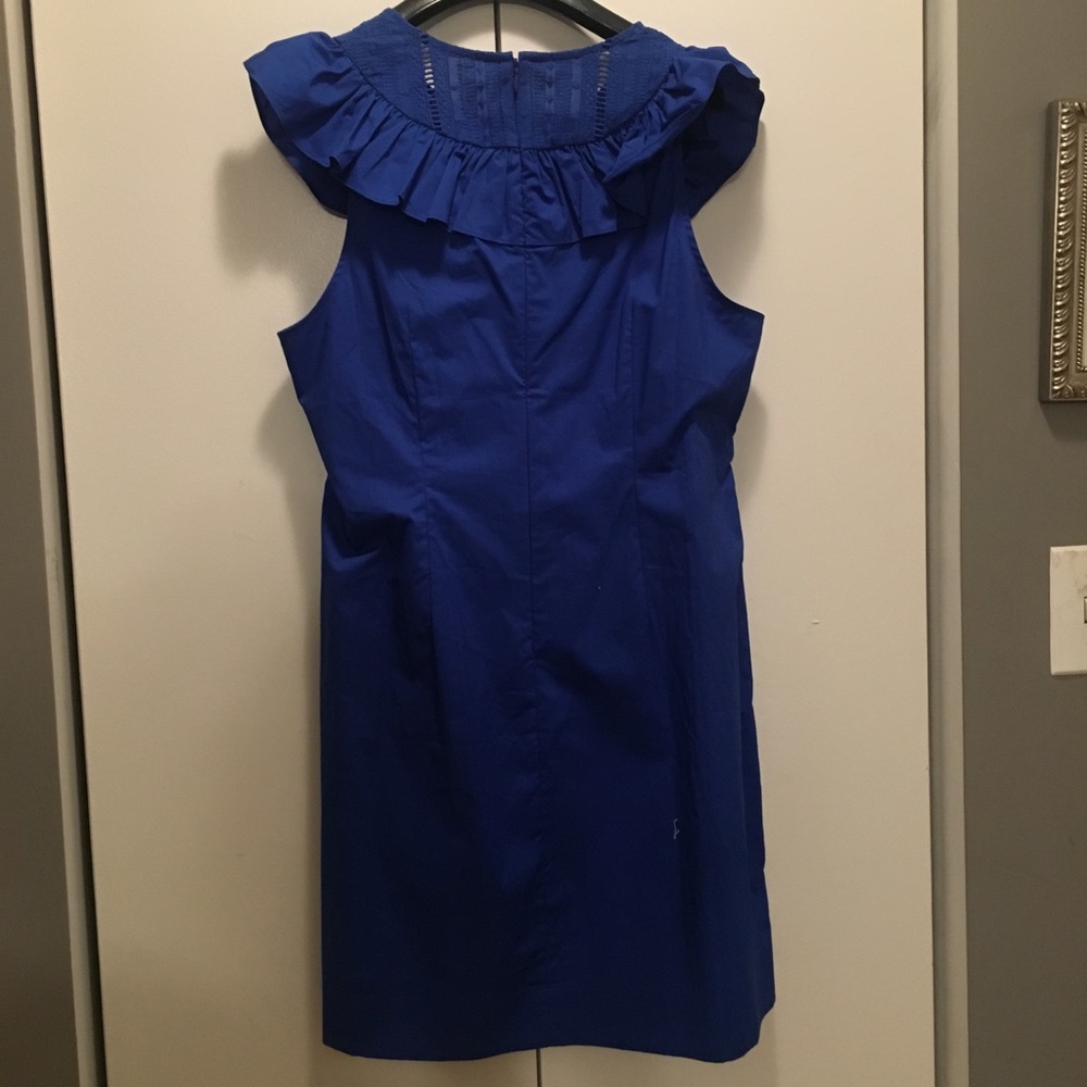J.Crew Ruffle Neck Dress - Picture 4 of 6